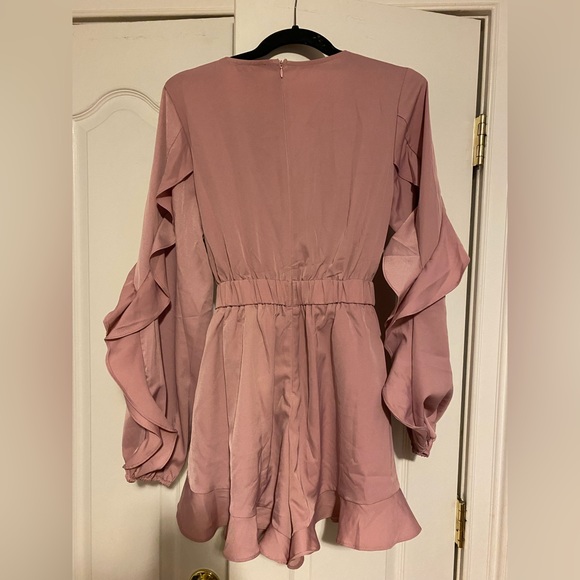 Topanga solid romper- mauve - Picture 3 of 4